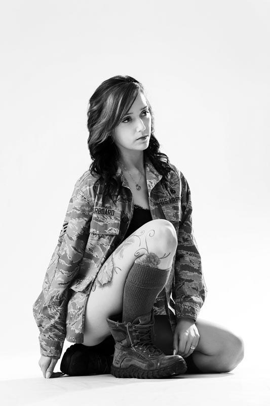 Female model photo shoot of Jay Nic Star by Blancho