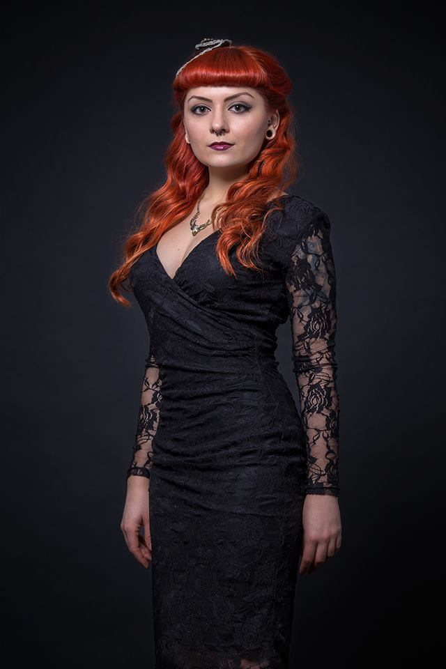 Female model photo shoot of Lilith Von DevilDolls in Bucharest
