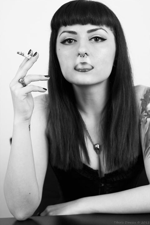Female model photo shoot of Lilith Von DevilDolls in Bucharest