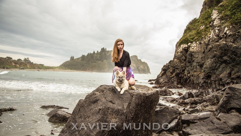 Female model photo shoot of Stella Stokes by Xavier Mundo in Trinidad, CA