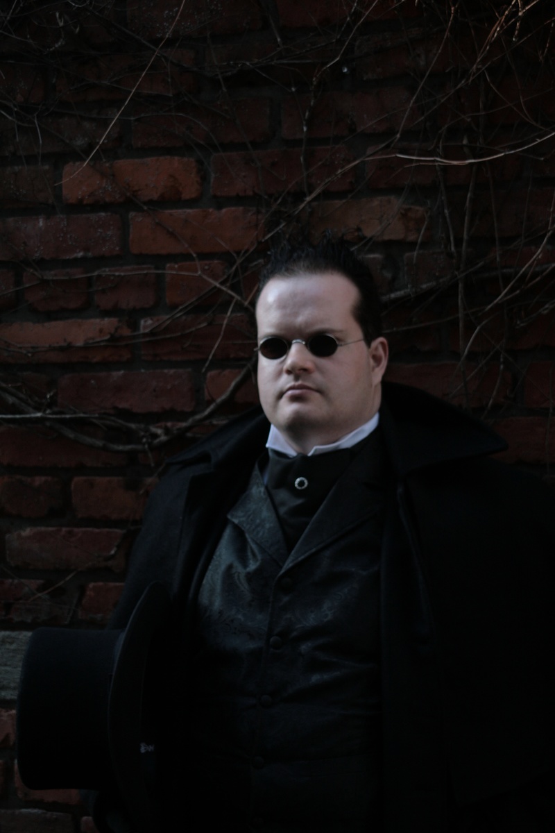 Male model photo shoot of AndiAutopsy by NightShadows in Shot haunted Helmeken Alley bastion square