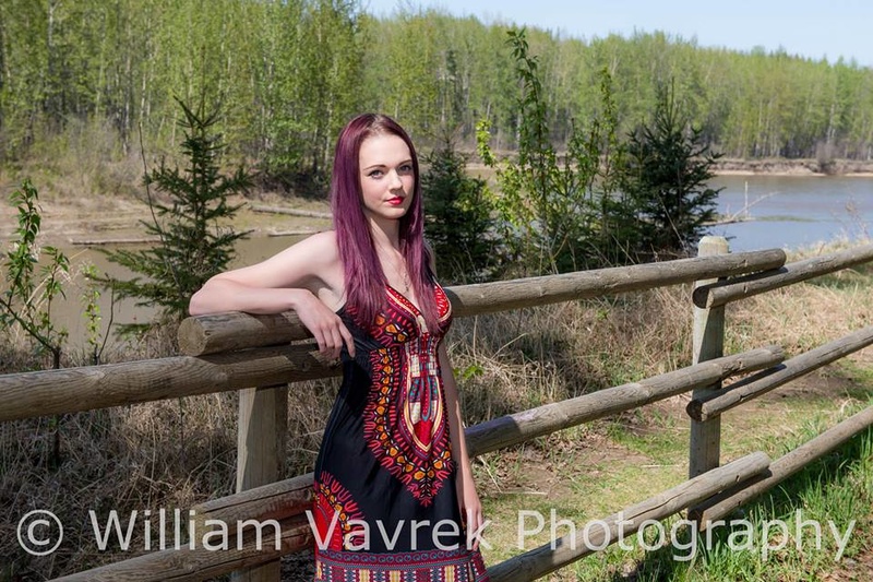 Female model photo shoot of Pinupjoy by William Vavrek in O'Brian Park, Alberta