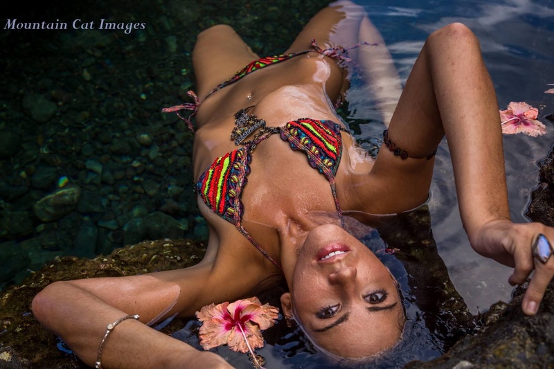Female model photo shoot of MatulaMoon in Drake Bay, Costa Rica