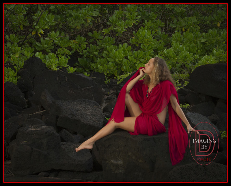Male and Female model photo shoot of Imaging by D and Lei Lilium in Keaau.Hawaii