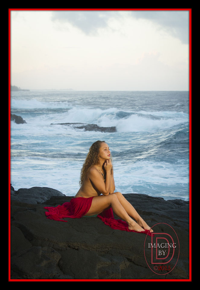 Male and Female model photo shoot of Imaging by D and Lei Lilium in Keaau.Hawaii