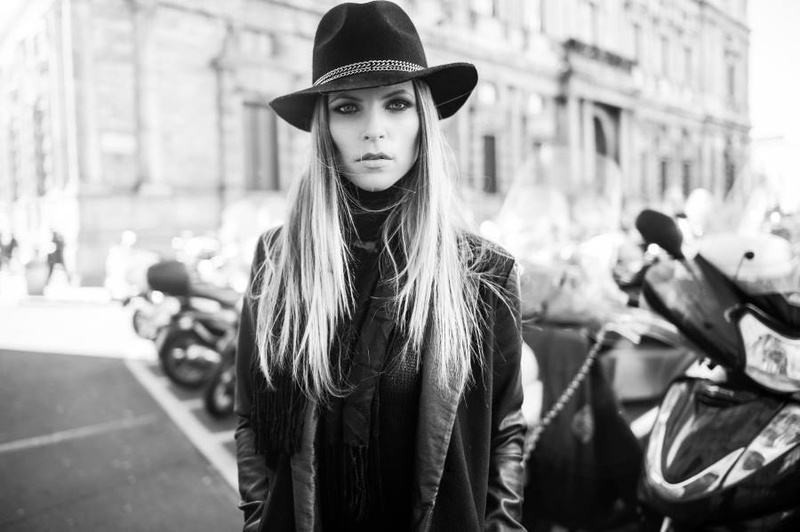 Female model photo shoot of KristineC in Milan, Italy
