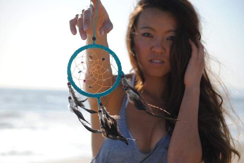 Female model photo shoot of Eri Oyama in Huntington Beach