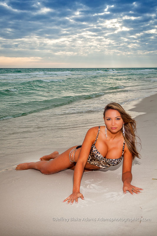 Female model photo shoot of Livia Ferraz in Grayton Beach, FL