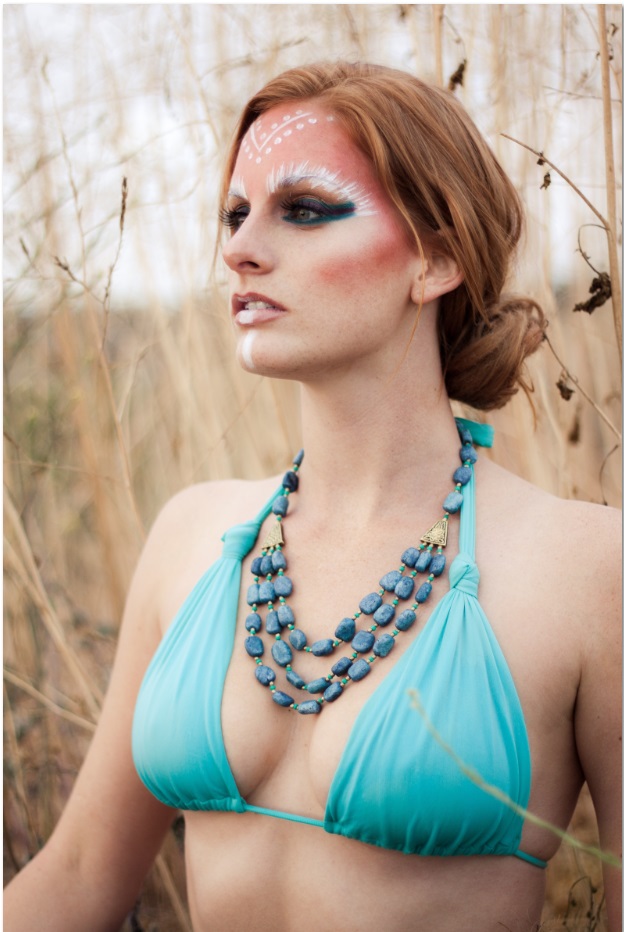 Female model photo shoot of Hayley Chris by Don Heffern II, makeup by lillypollan