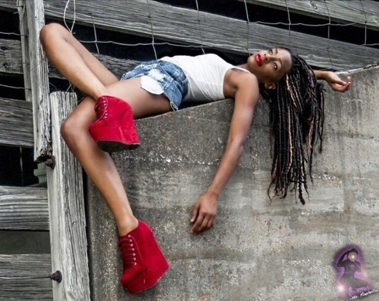 Female model photo shoot of Azariah Renee in Downtown Nashville, TN