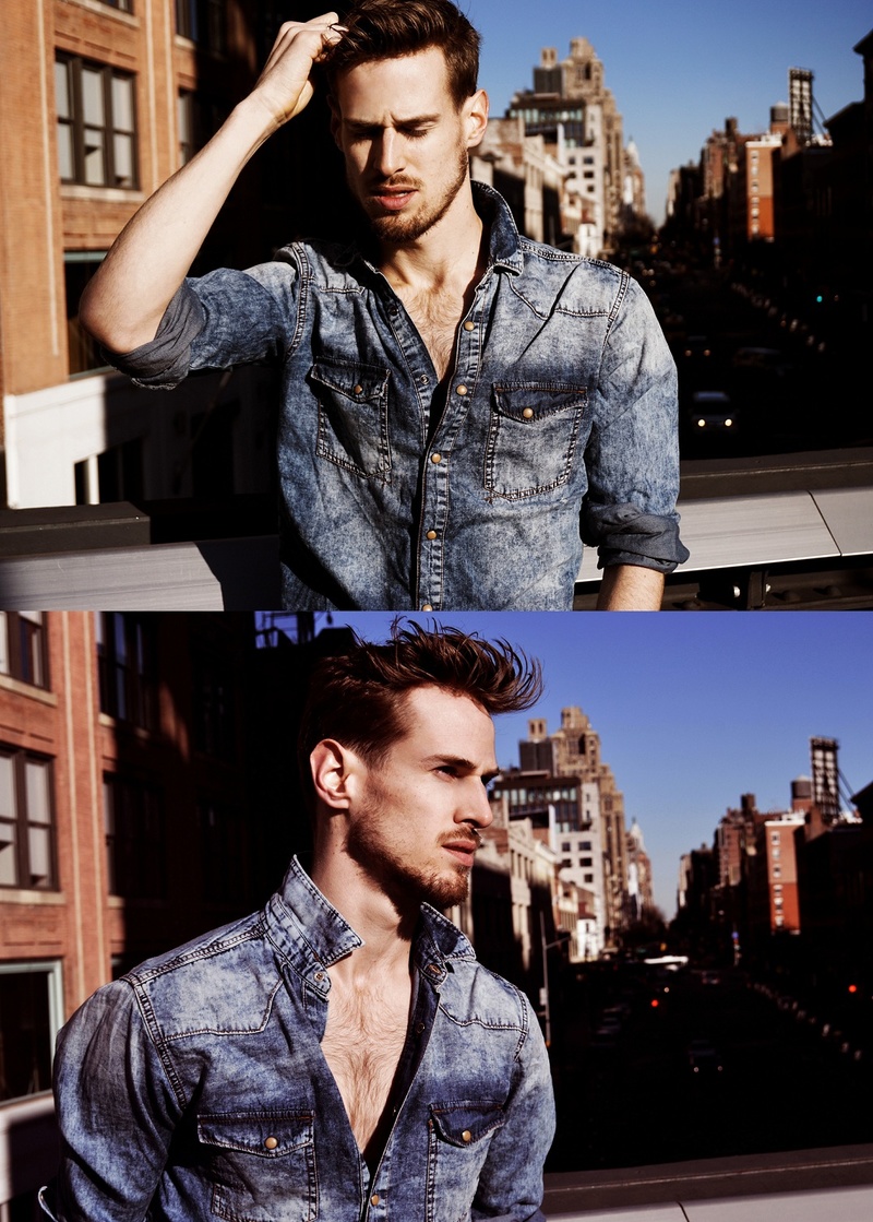 Male model photo shoot of Alex Mock and Jesse Inglis in New York