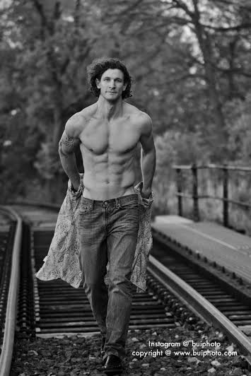 Male model photo shoot of 6ft5inmodel in Railroads