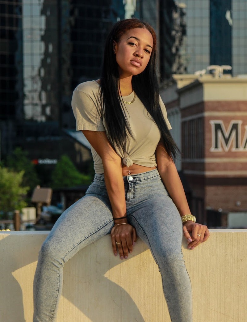 Female model photo shoot of justiceacross in Atlanta Ga.