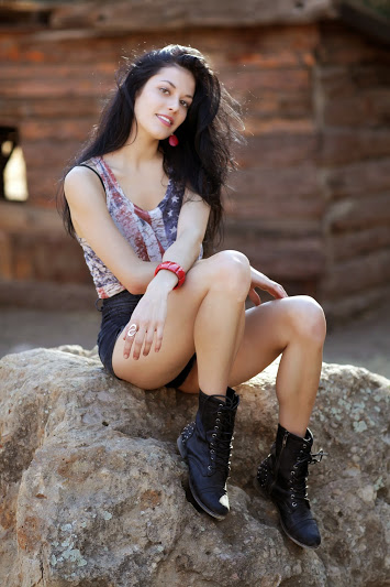 Female model photo shoot of Franziska Schissler by MADE OF BEAUTIFUL in Paramount Ranch