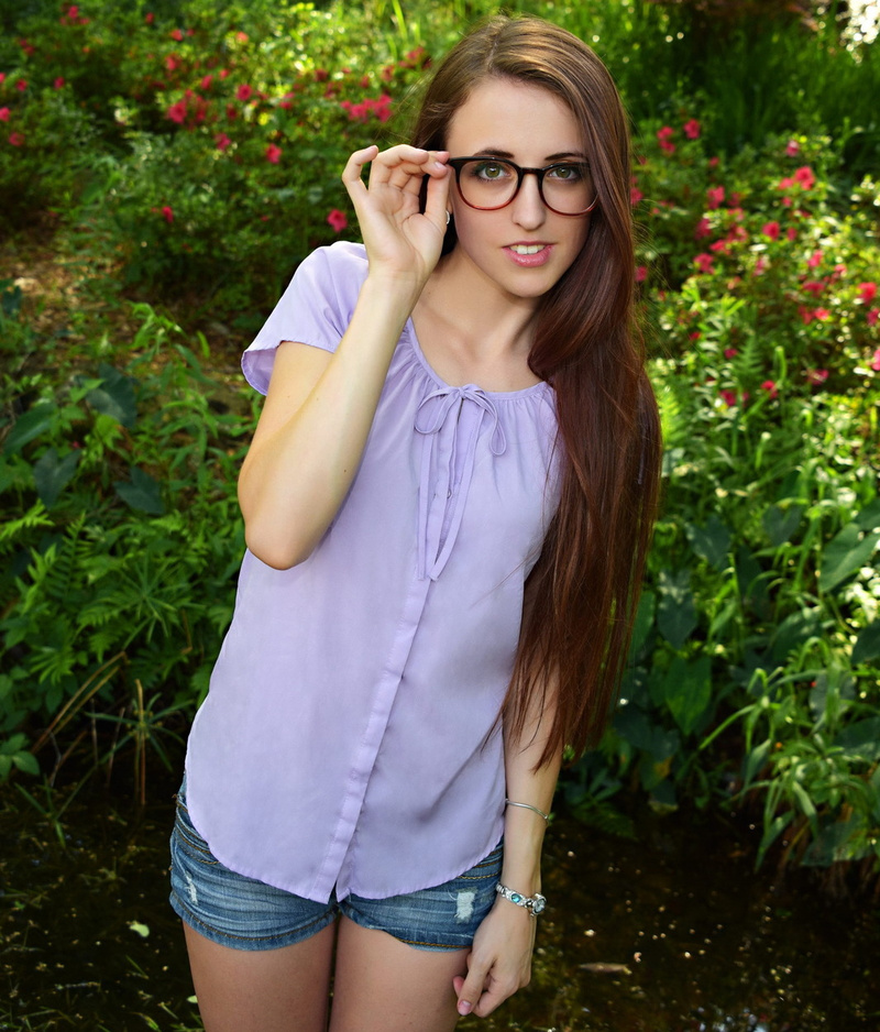 Female model photo shoot of Hannah Powell-Yost in Mobile, AL @ Japanese Botanical Gardens
