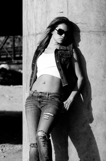 Female model photo shoot of LynnAnna by W Jennings Photography in Mentone Hwy38 Bridge