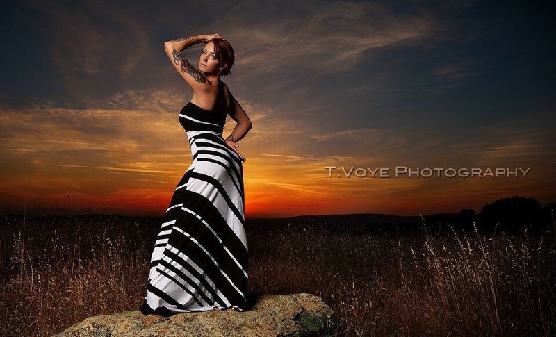Female model photo shoot of Missyamberr in Beale Ca