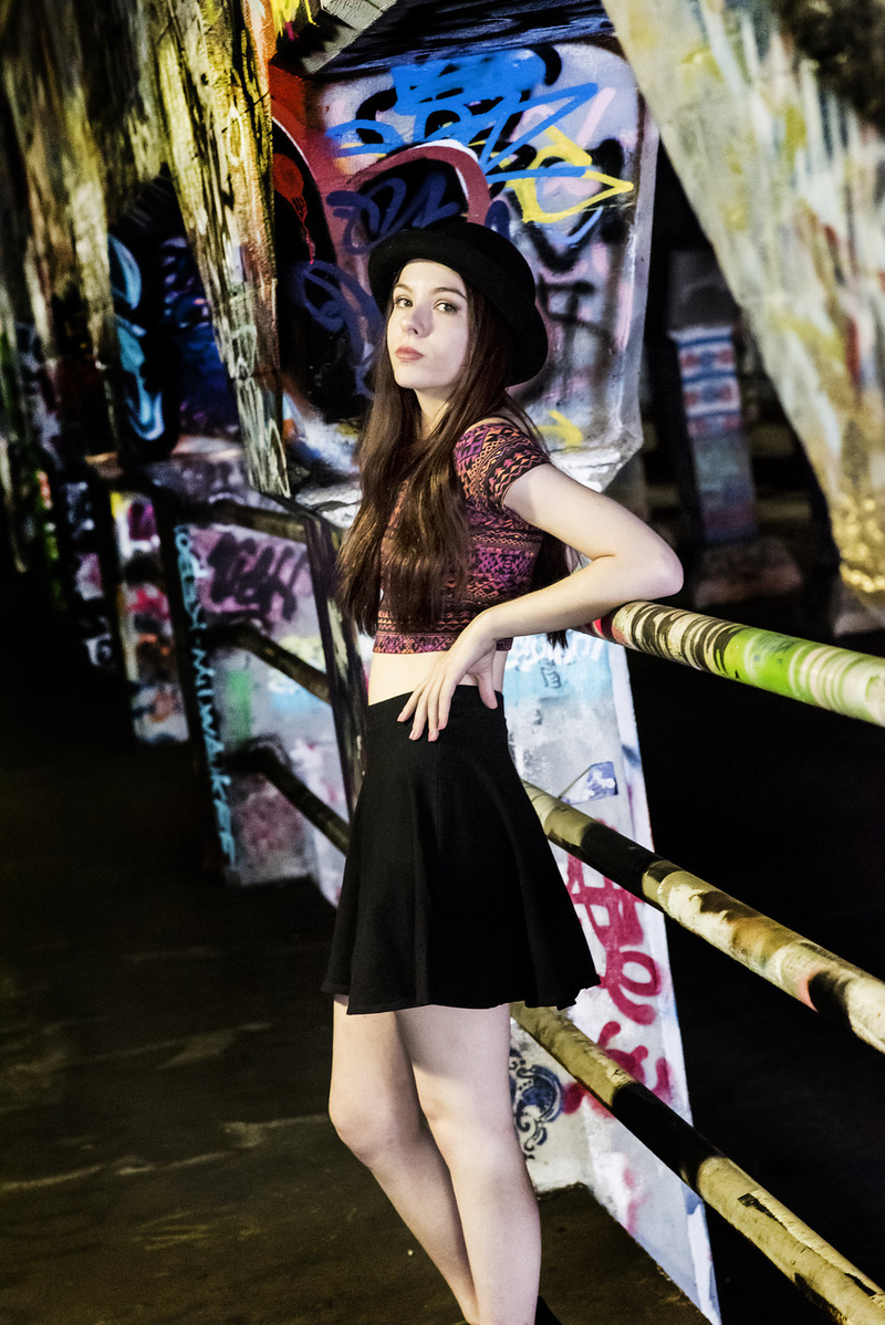 Female model photo shoot of Honey CynCeil  by LaJoy Photography in Krog Street Tunnel, Atl GA