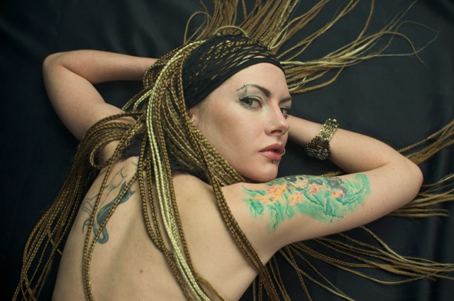 Female model photo shoot of Kseniia in Edmonton, Alberta , art by Addenda Studios