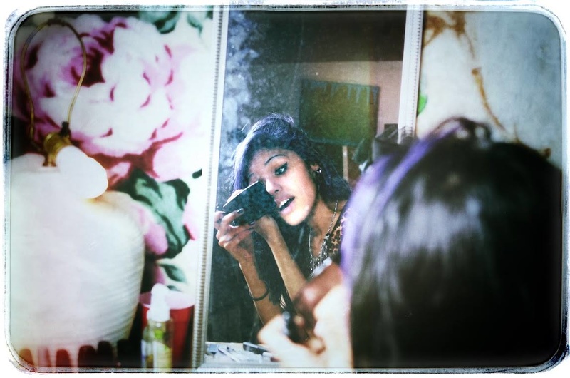 Female model photo shoot of Anissa LeanorRae in Home room.studio
