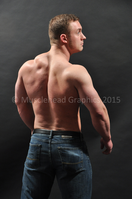 Male model photo shoot of Musclehead Graphics and Davin Greenwell