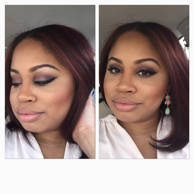 Female model photo shoot of makeupbylondonw in Houston, TX