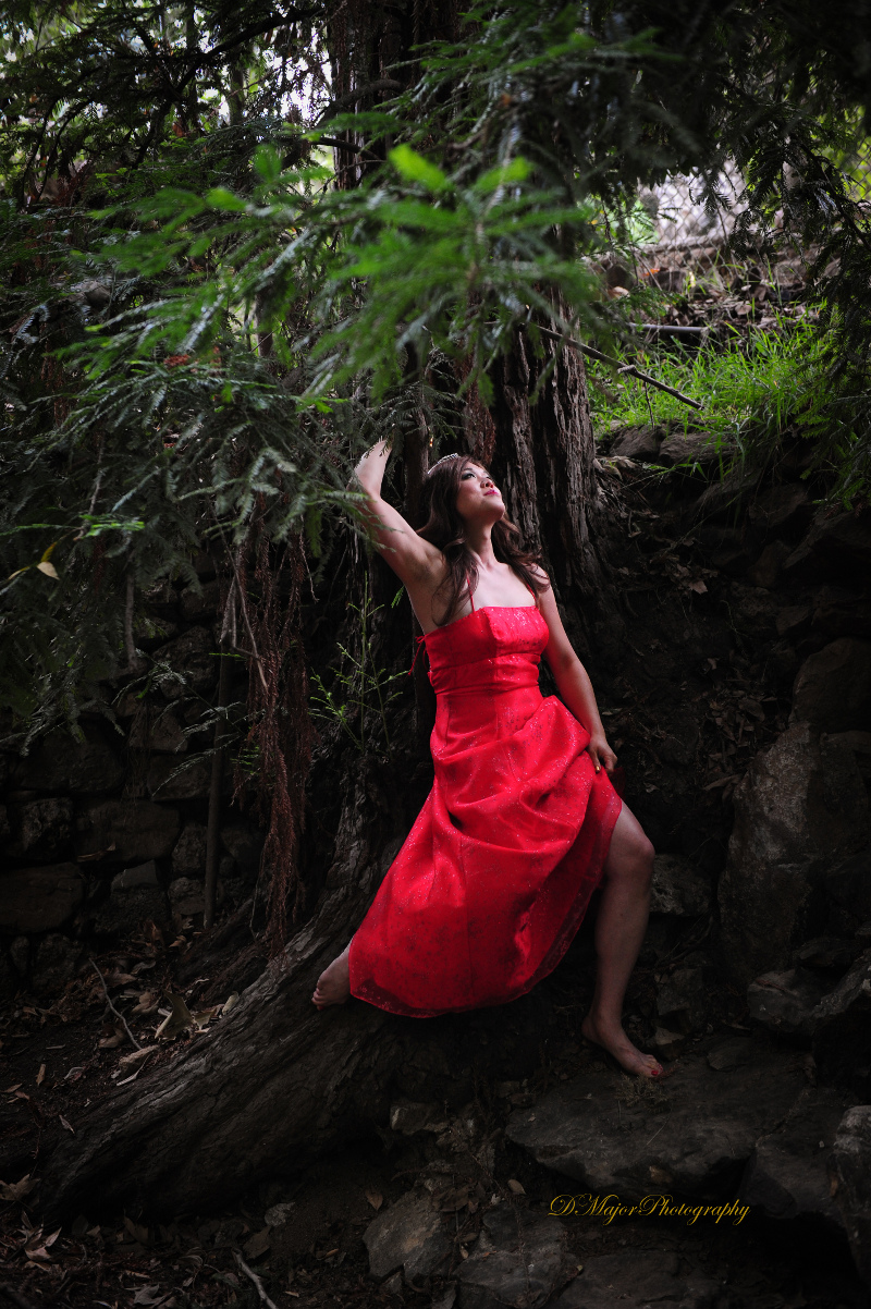 Female model photo shoot of Karine Christiana in Griffith Park, CA