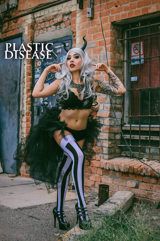 Female model photo shoot of Plastic Disease in Tucson, AZ