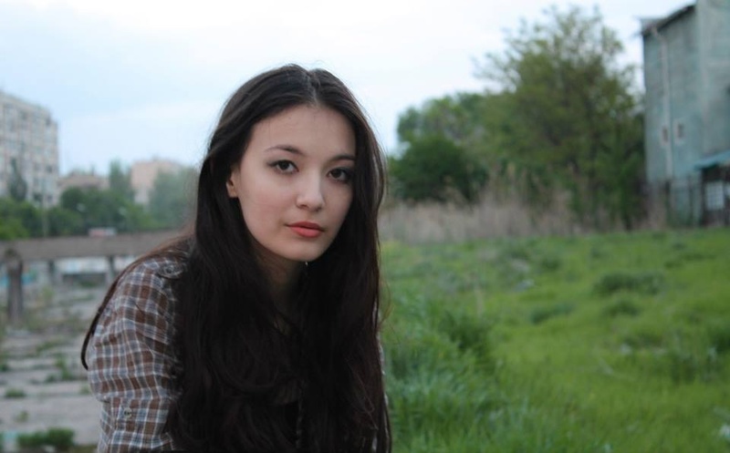 Female model photo shoot of Iroda Iris in Bishkek