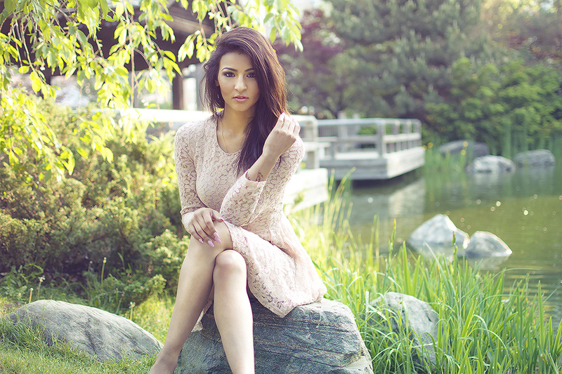 Female model photo shoot of Saven Alvarez in Kariya Park