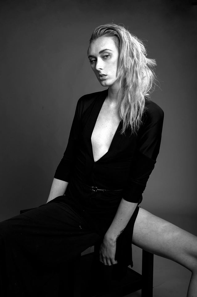 Female model photo shoot of BlondeTransBrae