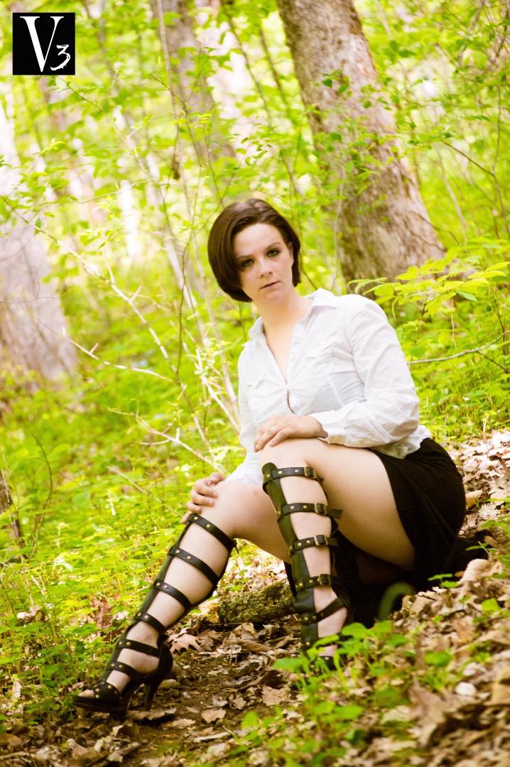 Female model photo shoot of Gabby Taylor by V3 Glamour in Hocking Hills May 2015