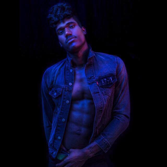 Male model photo shoot of Ivan C Morales in Brooklyn  studio