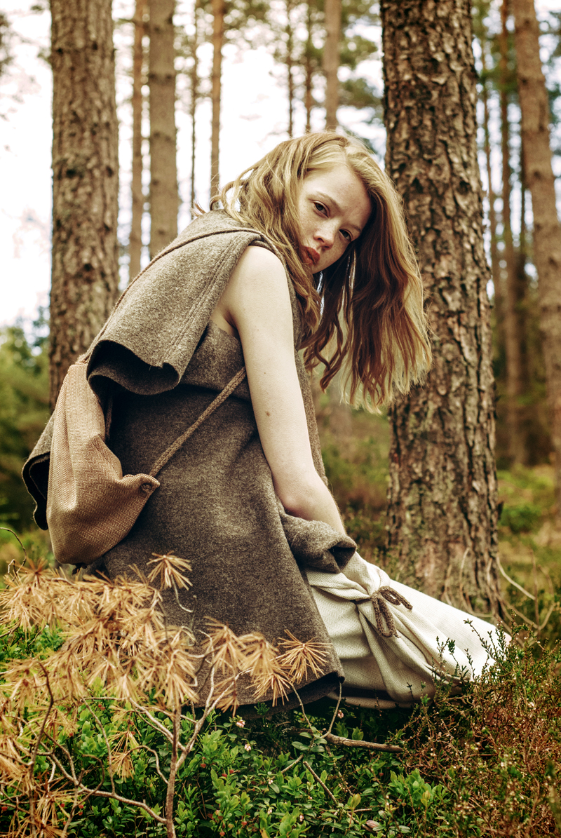 Female model photo shoot of Karolina Wisniowska in Scotland