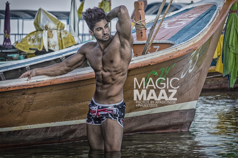 Male model photo shoot of maaz waqqar