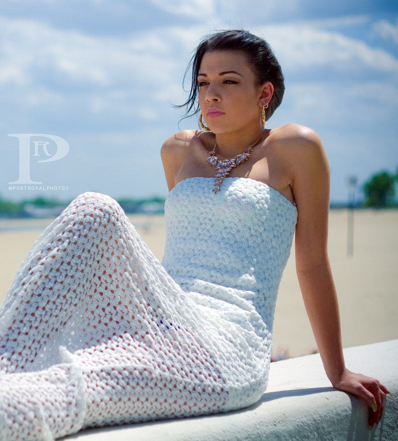 Female model photo shoot of JESSA by ShotByZorro in Orchard Beach, BX