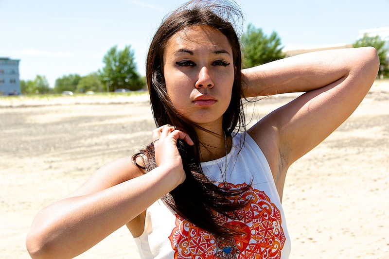Female model photo shoot of Alishia Allure by John Sixoneseven in Revere Beach, MA