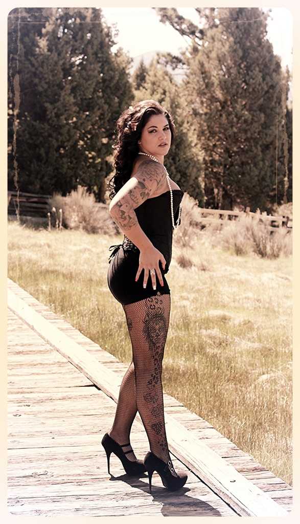 Female model photo shoot of VanessaLewis_ in Big Bear Lake, CA