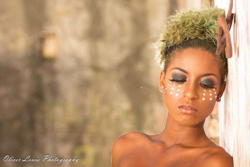 Male and Female model photo shoot of Oliver Lewis Photos and Rhonda Pascal in Fort Mathew, makeup by Shelley Waldron