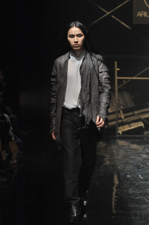 Male model photo shoot of Chinzo in Mercedes Benz Fashion week Tokyo