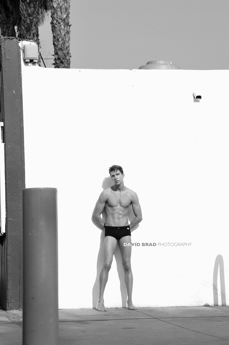 Male model photo shoot of Fenix Scot in Santa Monica Beach