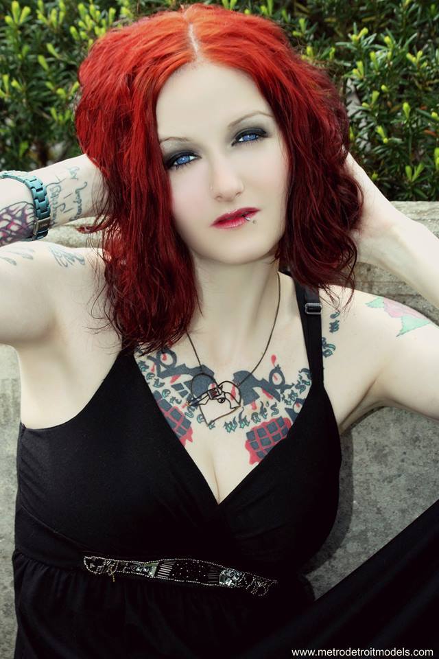 Female model photo shoot of Tattooed Sunshine  in Detroit, MI