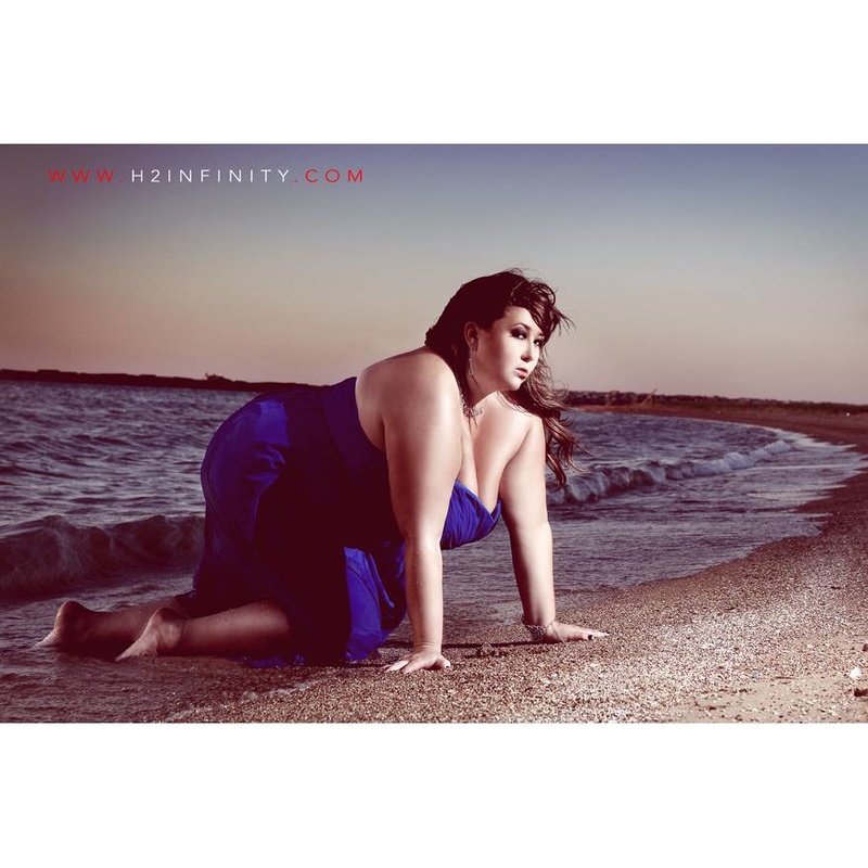 Female model photo shoot of Curvacious Delicacy by H2Infinity in Lake Michigan, Chicago, Illinois