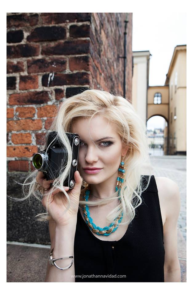 Female model photo shoot of sofiaperlgard in photo: Jonathan Navidad hair/makeup: Linda Stenbacka