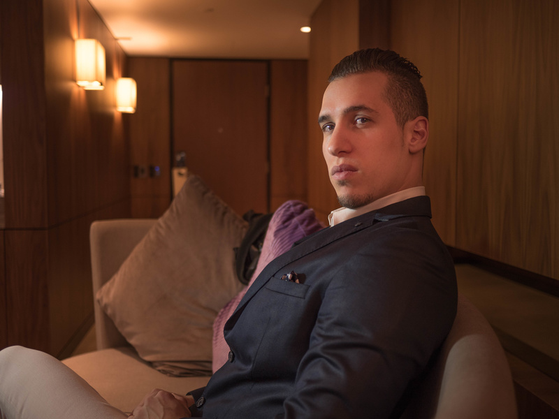 Male model photo shoot of Hakimsebbah in darling hotel