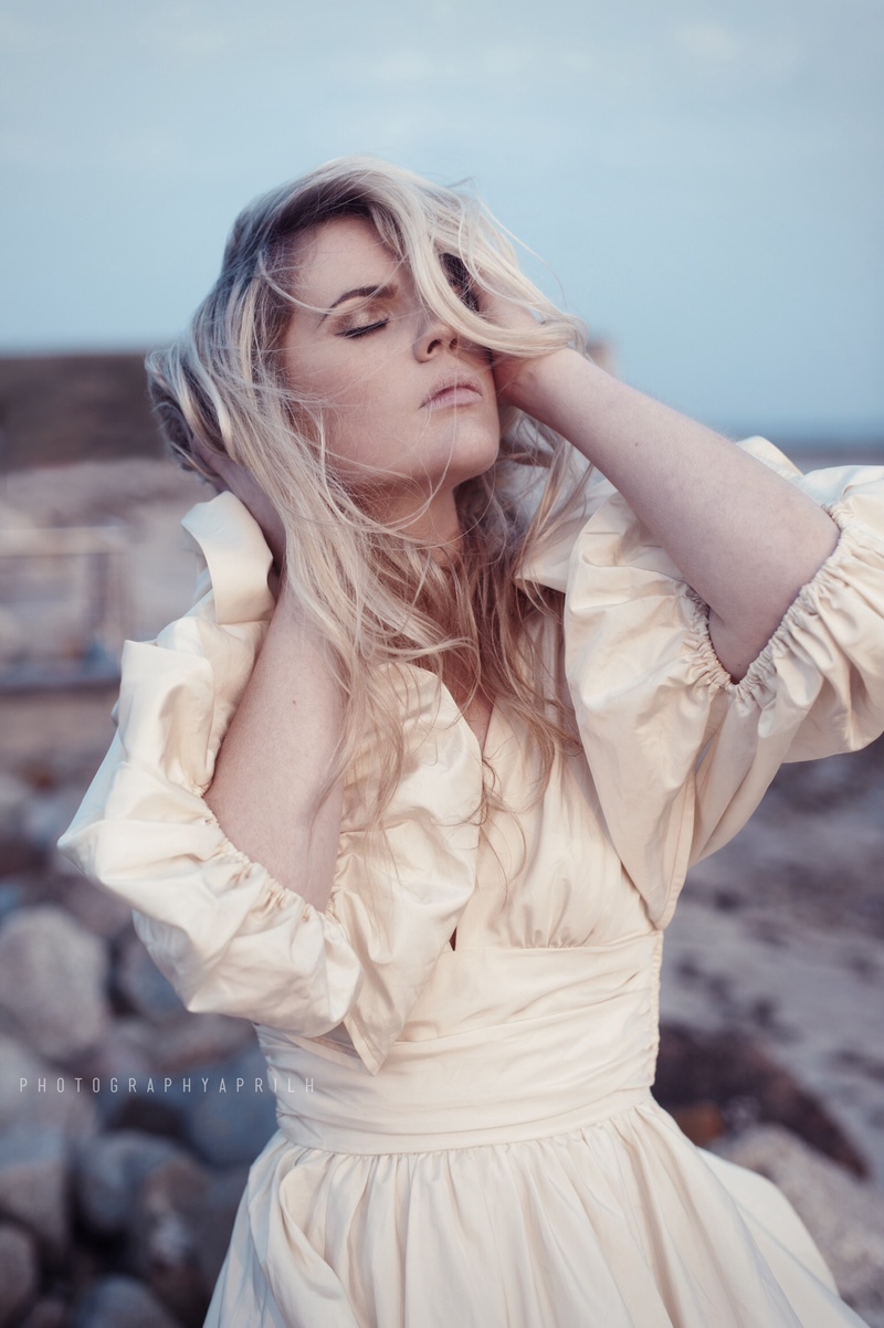 Female model photo shoot of blonde dani in Galway