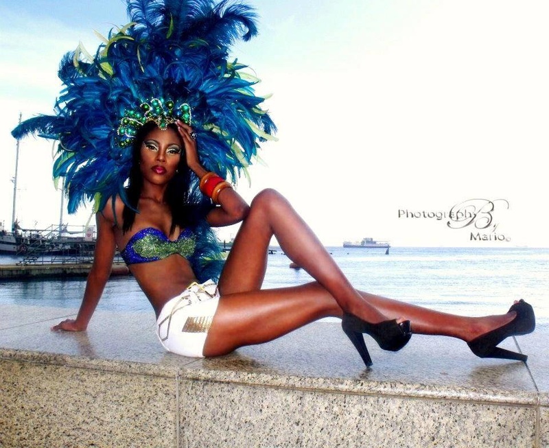 Female model photo shoot of Rayelle Marci in Water Front Port of Spain