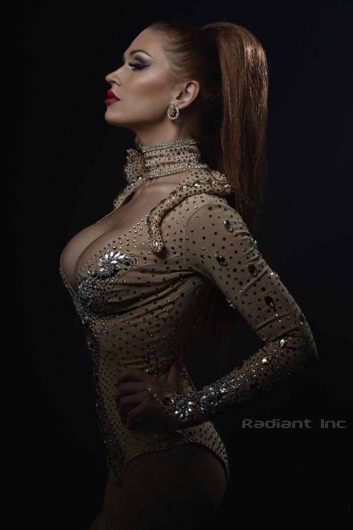 Female model photo shoot of LouLou Dvil by Radiant Inc in Las Vegas