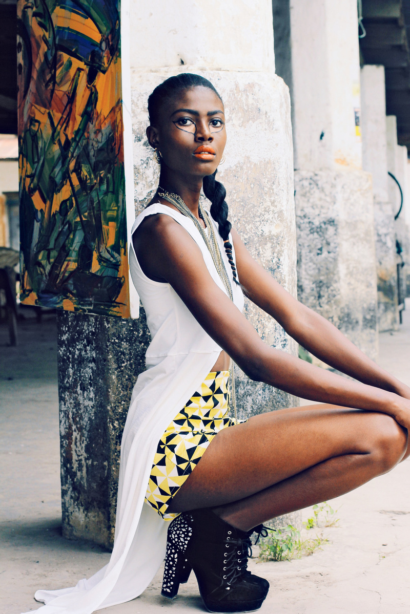 Female model photo shoot of Elle Emmanuel  in Tanzania