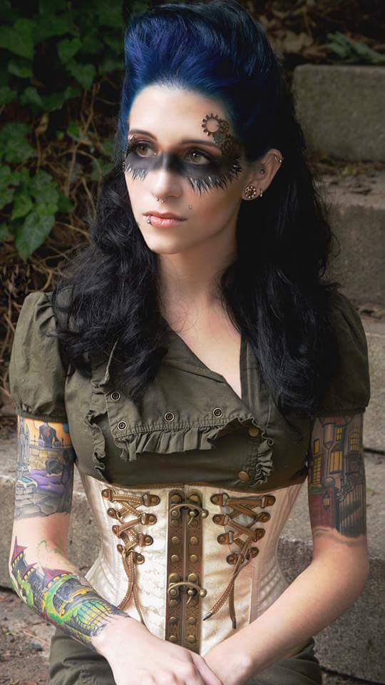 Female model photo shoot of GothicVeronica 